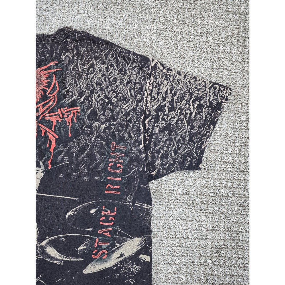 Metallica 2011‎ Stage Right All Over Print T Shirt Mens XL Band Concert Rock AOP - Picture 8 of 11